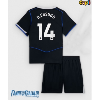 Chelsea Dario Essugo #14 Echipament de Fotbal Replică 2025-26 Copii Treilea (+ Șorturi)